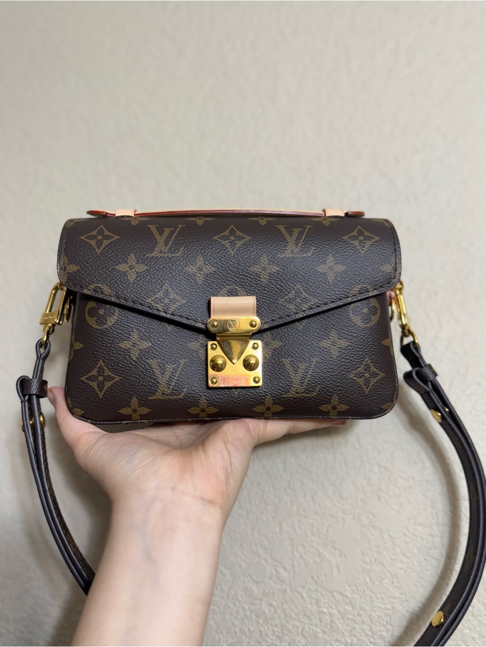 Brown Monogram Crossbody Bag
